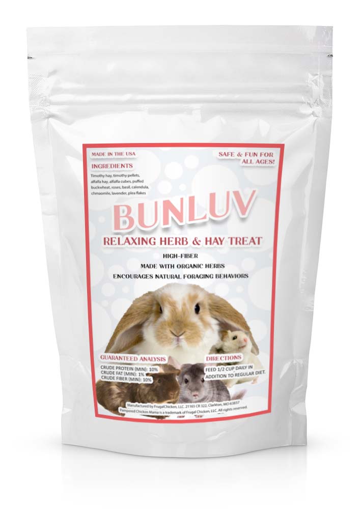 BunLuv Hay Herb Treat For Rabbits Guinea Pigs Hamsters